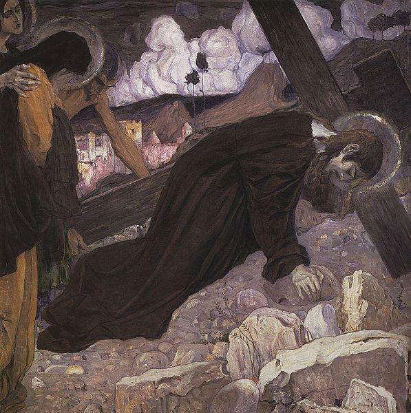 Mikhail Nesterov Crucifixion Spain oil painting art